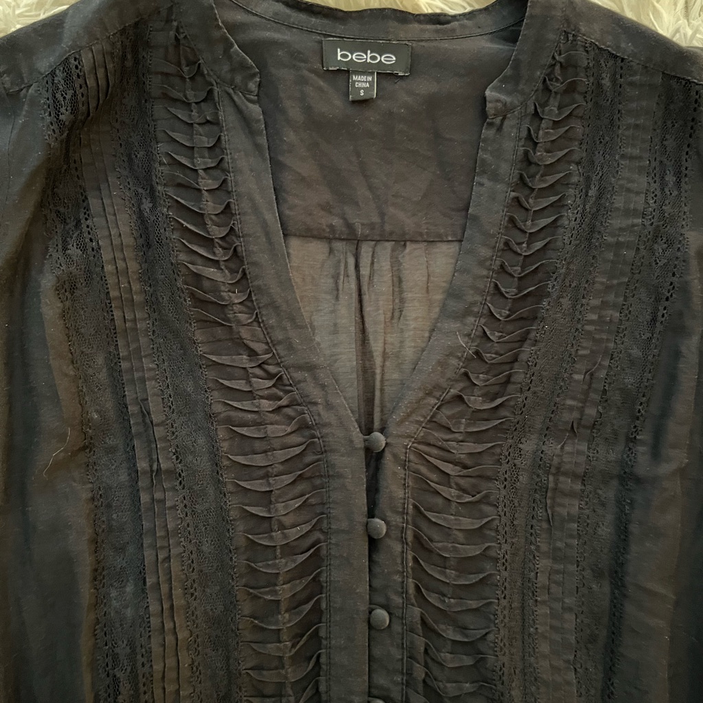 Bebe Button Down Tunic